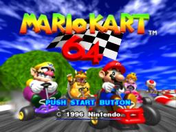 Mario Kart 64 - Multiplayer Map Pack Title Screen